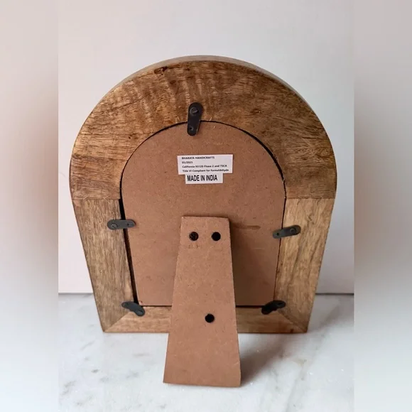 Handcrafted Wooden Picture Frame for 5”x7” photo - Picture 9 of 13